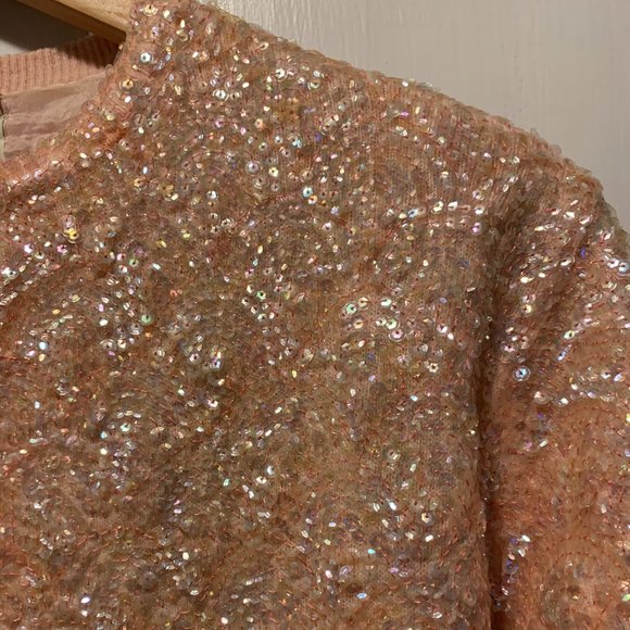 Harilela's~ Vintage Hand Beaded Sweater - Picture 4 of 15